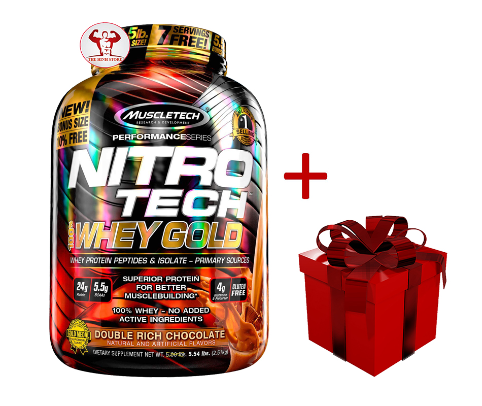 Sữa tăng cơ muscletech nitro tech whey gold 5.5lbs