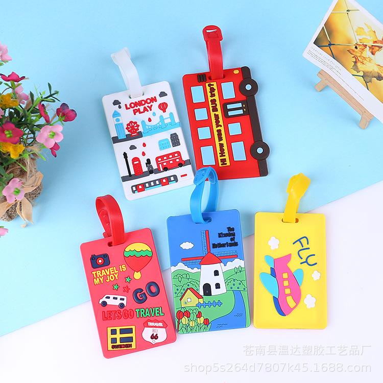 Thẻ Name Tag gắn vào Vali du lịch
