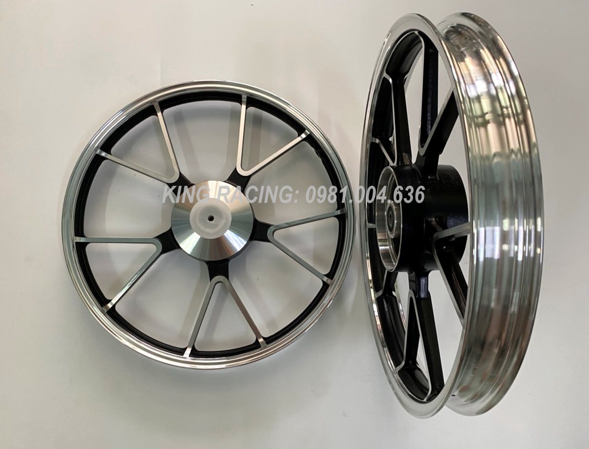 Mâm-vành 5 cây kiểu daytona 2 phanh cơ wa.a, fu, bl, wa. s, rsx...