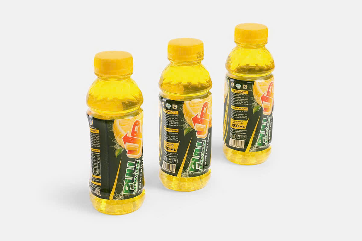 Nước tăng lực Pull Up Vị Chanh Mật Ong Chai 350ml