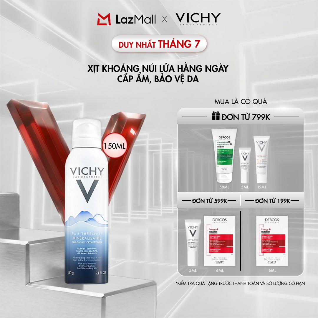 Nước khoáng dưỡng da Vichy Mineralizing Thermal Water