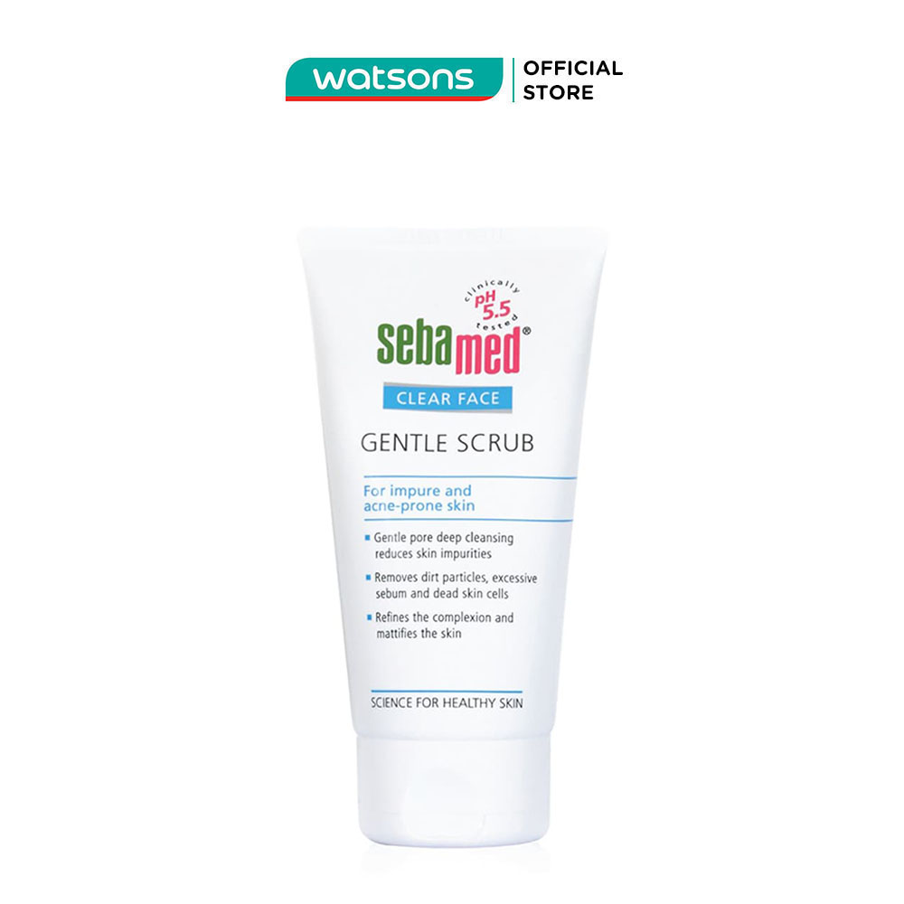 Kem tẩy tế bào chết sebamed ph 5.5 150ml