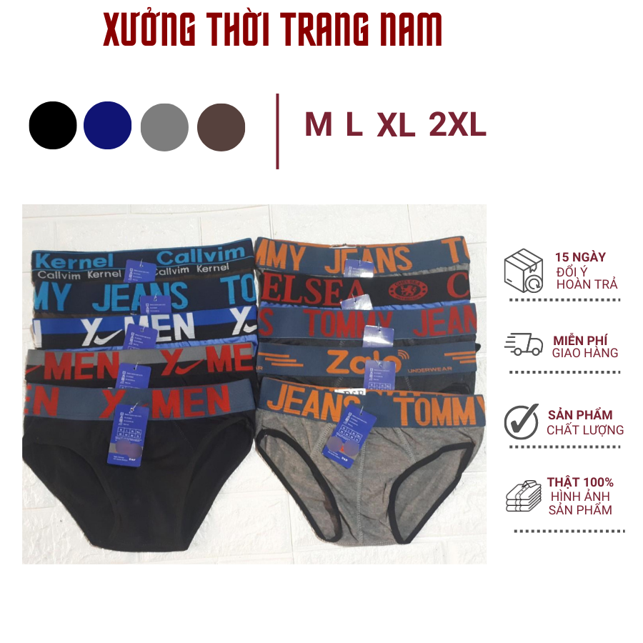 Combo 5 Quần lót nam gia sỉ