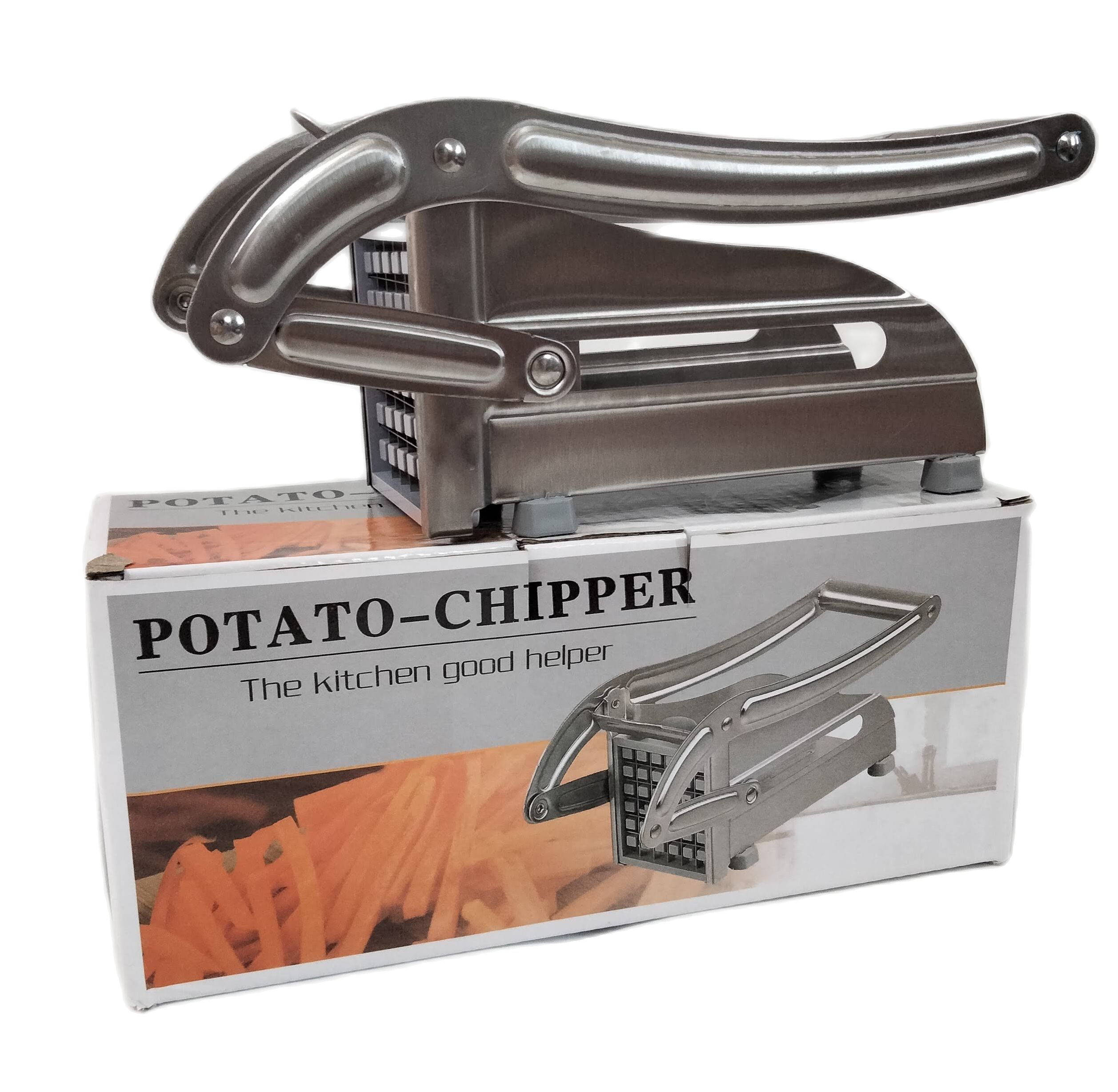 Máy Cắt Khoai Tây Inox Bằng Tay 2 Cỡ Dao Stainless Manual Potato Cutter French Fries Slicer Potato Chips Maker
