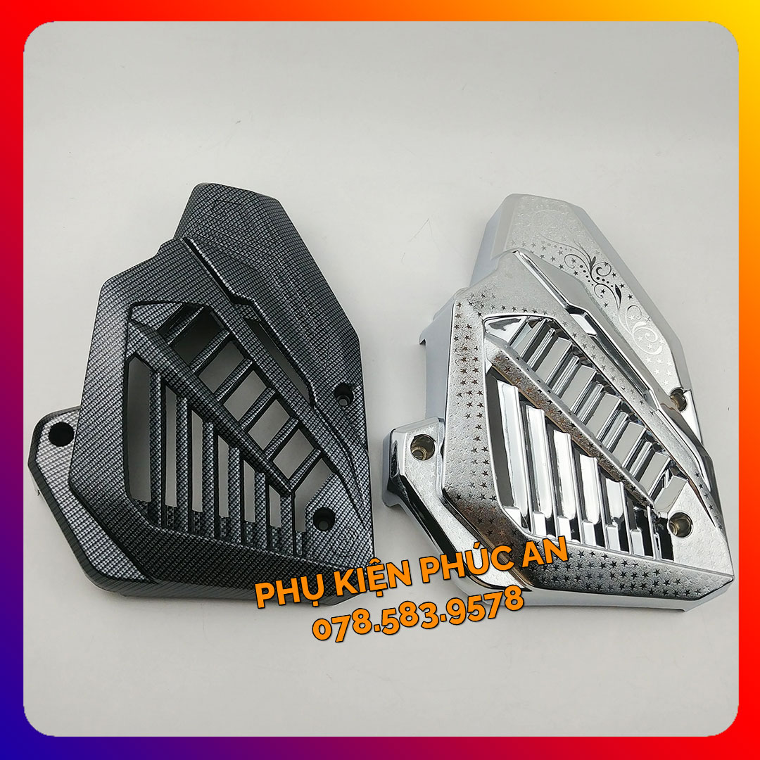 Ốp che két nước xe ab airblade 125 150 đời 2016 2017 2018 2019 2020 2021 đầu 2022 chụp bảo vệ quạt gió air blade xi inox