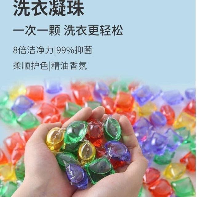 [HCM][HỘP 30 VIÊN VIÊN GIẶT XẢ QUẦN ÁO THƠM LỪNG - VIÊN BÓNG GIẶT CẢ ĐỒ SIÊU THƠM NHIỀU MÙI HƯƠNG - MUA MƯA KHÔNG LO ĐỒ BỊ ẨM MỐC ( 1 VIÊN 1 LẦN GIẶT )