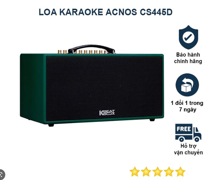 Loa kéo karaoke loa kéo karaoke mini bluetooth xách tay acnos cs445d.bảo hành uy tín