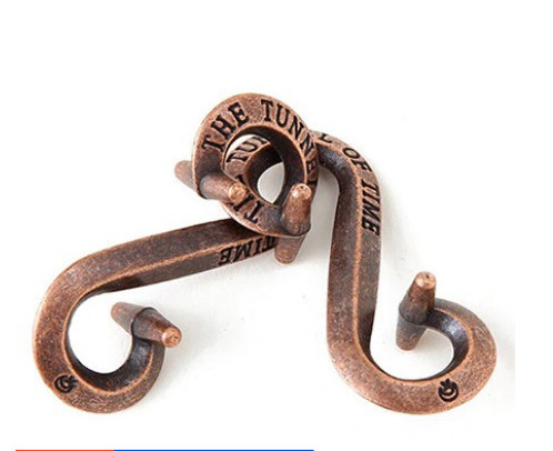 Đồ chơi trí tuệ_Thử thách trí não_The Tunnel of Time - Hanayama Puzzle_Hack não & Độc đáo_Logic_Giải mã sắt Nhật Bản
