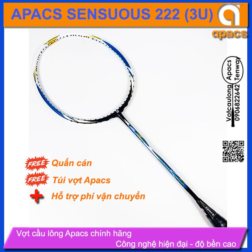Vợt cầu lông apacs sensuous 222 - 3u | đập cầu mạnh mẽ