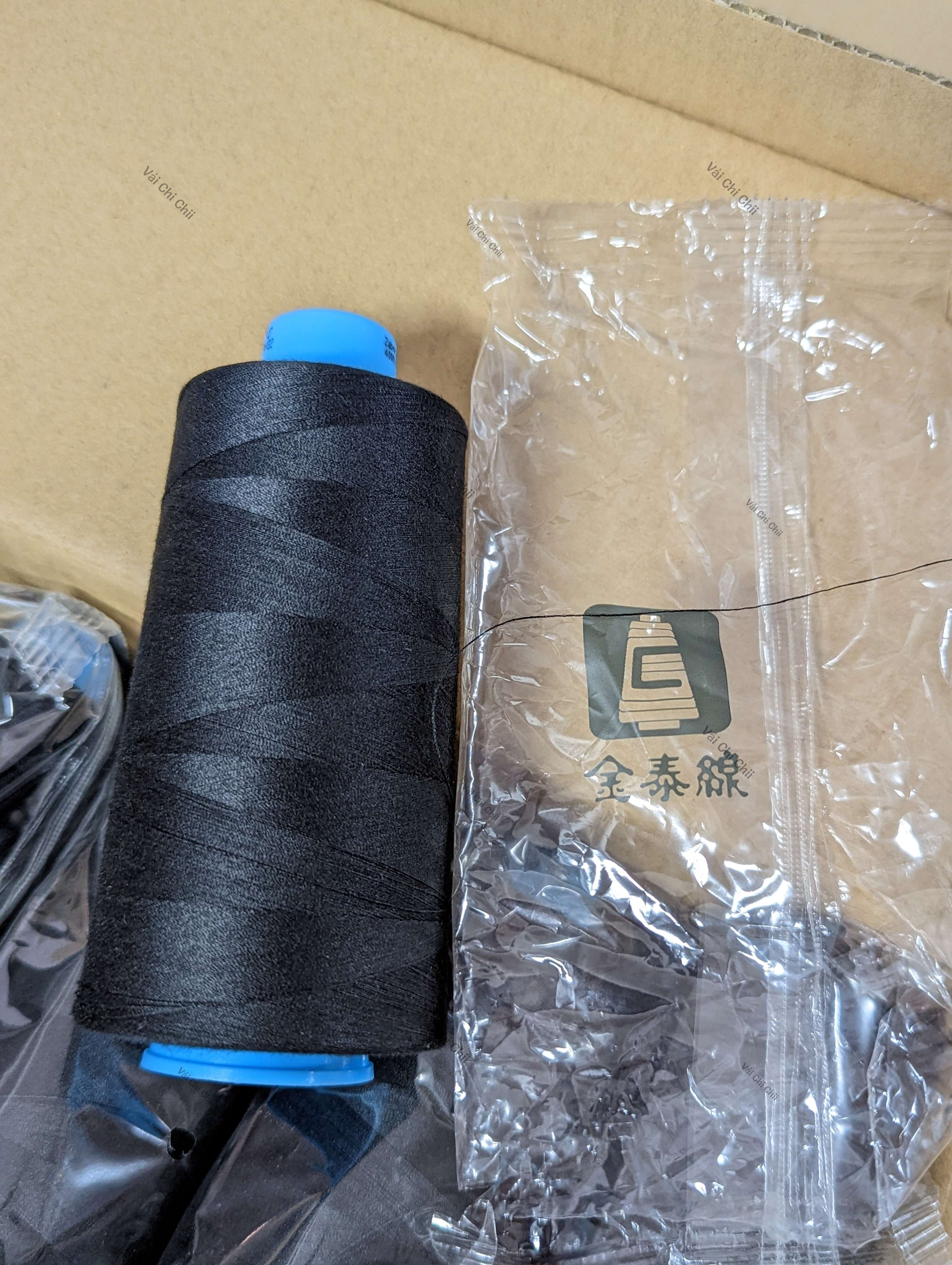 Chỉ may nhật xịn - màu đen 4000m