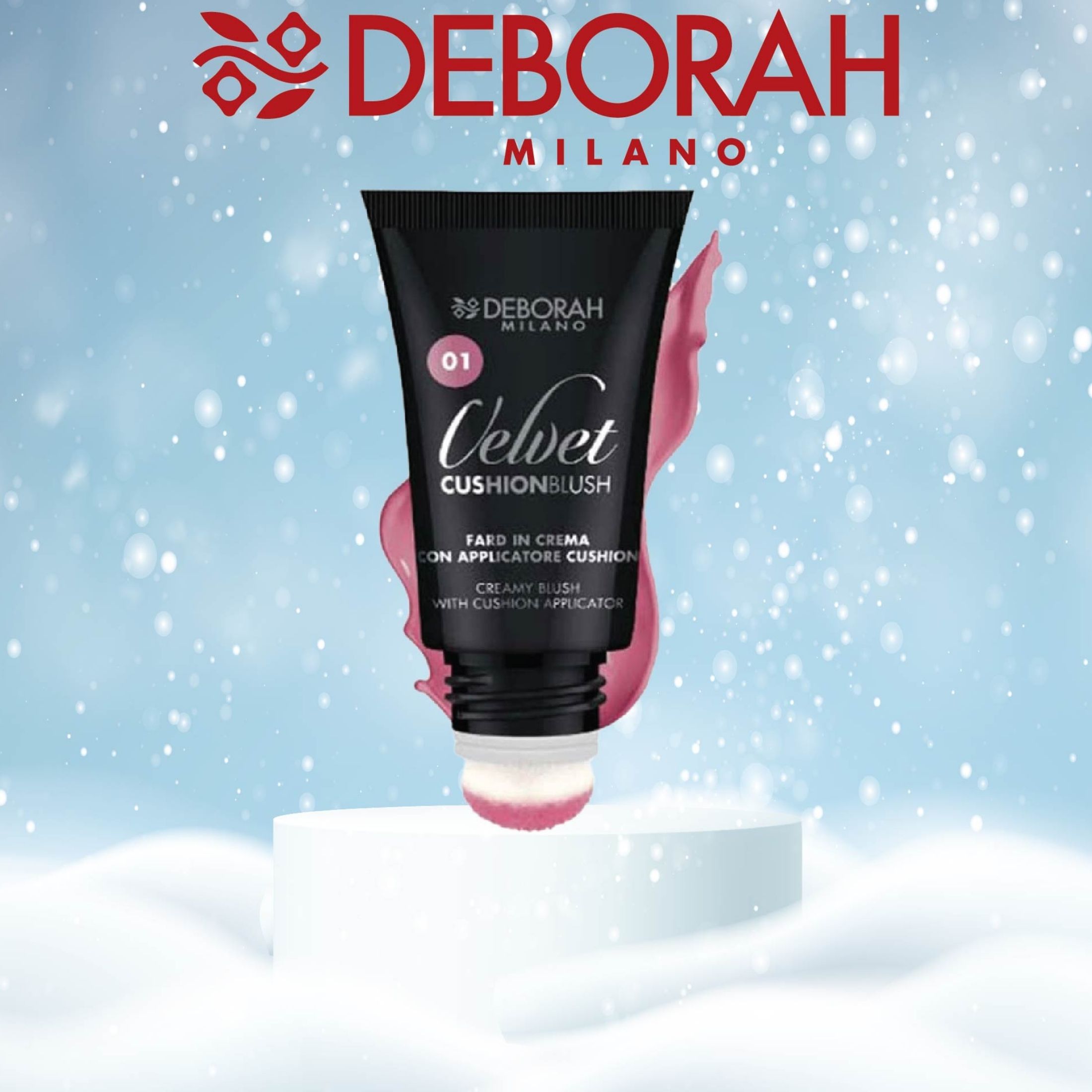 Má Hồng Velvet Cushion Deborah Milano Blush 25ml - Chính Hãng Ginabeauty PP
