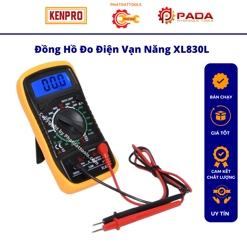 Đồng hồ vạn năng xl830l