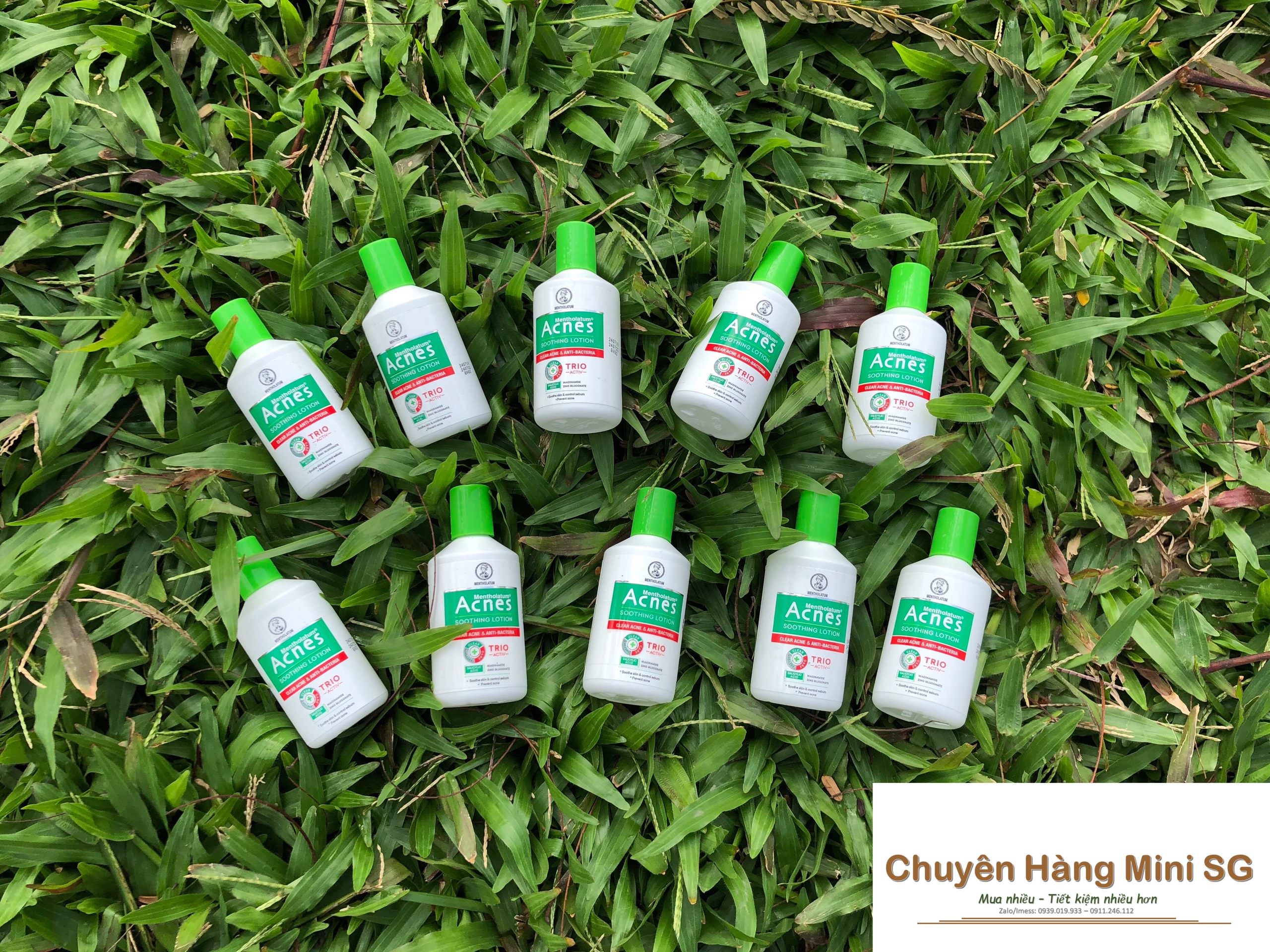 [HCM]Set 10 chai dung dịch dưỡng dịu da kháng khuẩn và ngừa mụn acnes 25ml