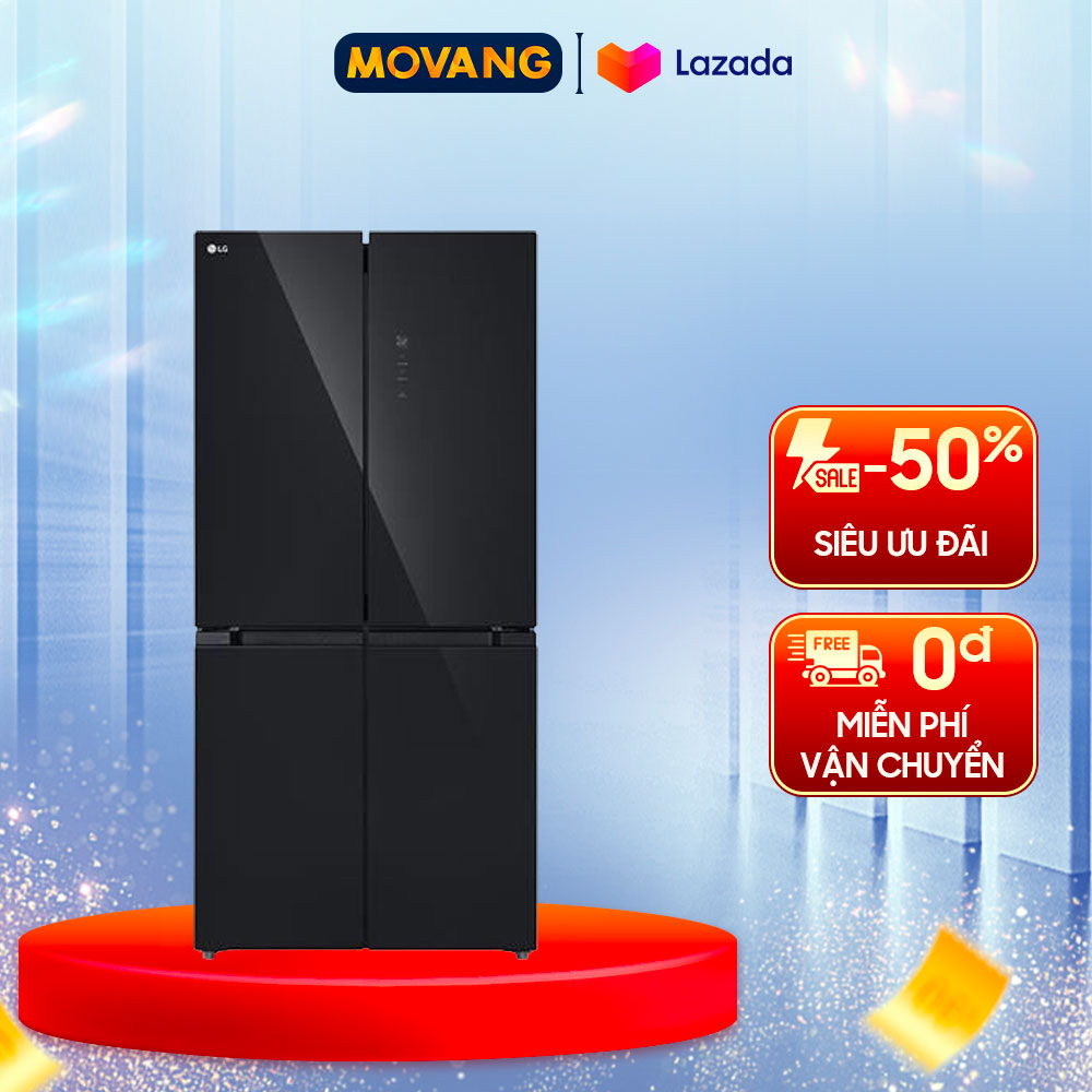 Tủ lạnh lg inverter 474 lít multi door lfb47blg - bảo hành chính hãng - giao miễn phí hcm