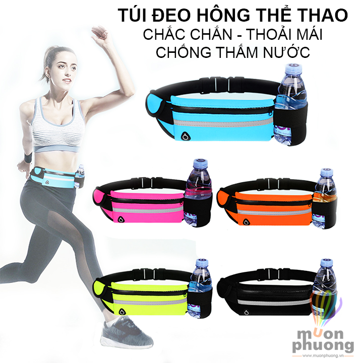 Túi đeo hông thể thao chạy bộ xe đạp (5 màu cá tính) - MUÔN PHƯƠNG SHOP
