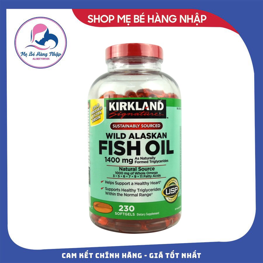 Date 10/25 dầu cá-kirkland signature- wild alaskan fish oil