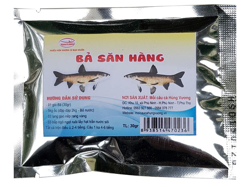 Bả săn hàng Trắm đen, mồi câu cá trắm đen