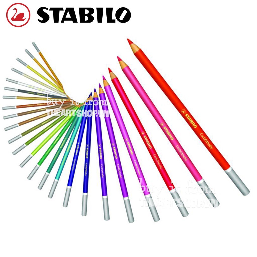 Bút chì phấn STABILO Carbothello Pastel Pencils vẽ truyền thần