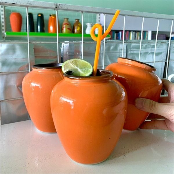 Lu bia/Vại bia/ Ly bia/ Cốc uống nước, uống bia/ uống nước/uống trà sữa..màu cam