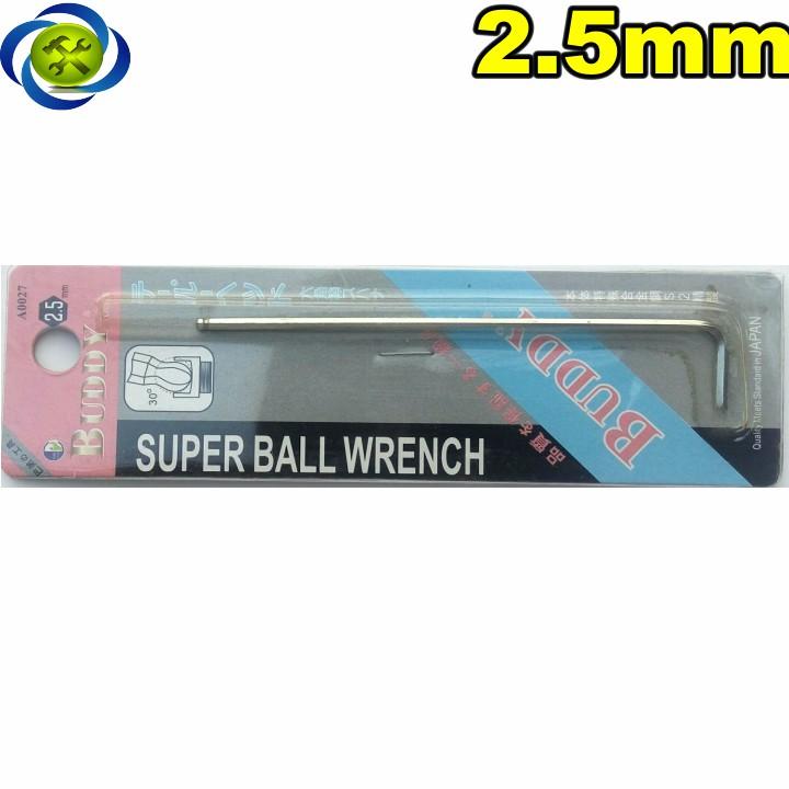 Lục giác đầu bi 2.5mm buddy a0027