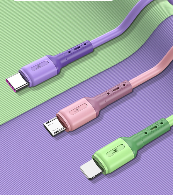 Dây cáp sạc nhanh cổng Micro USB / Lightning / Type C
