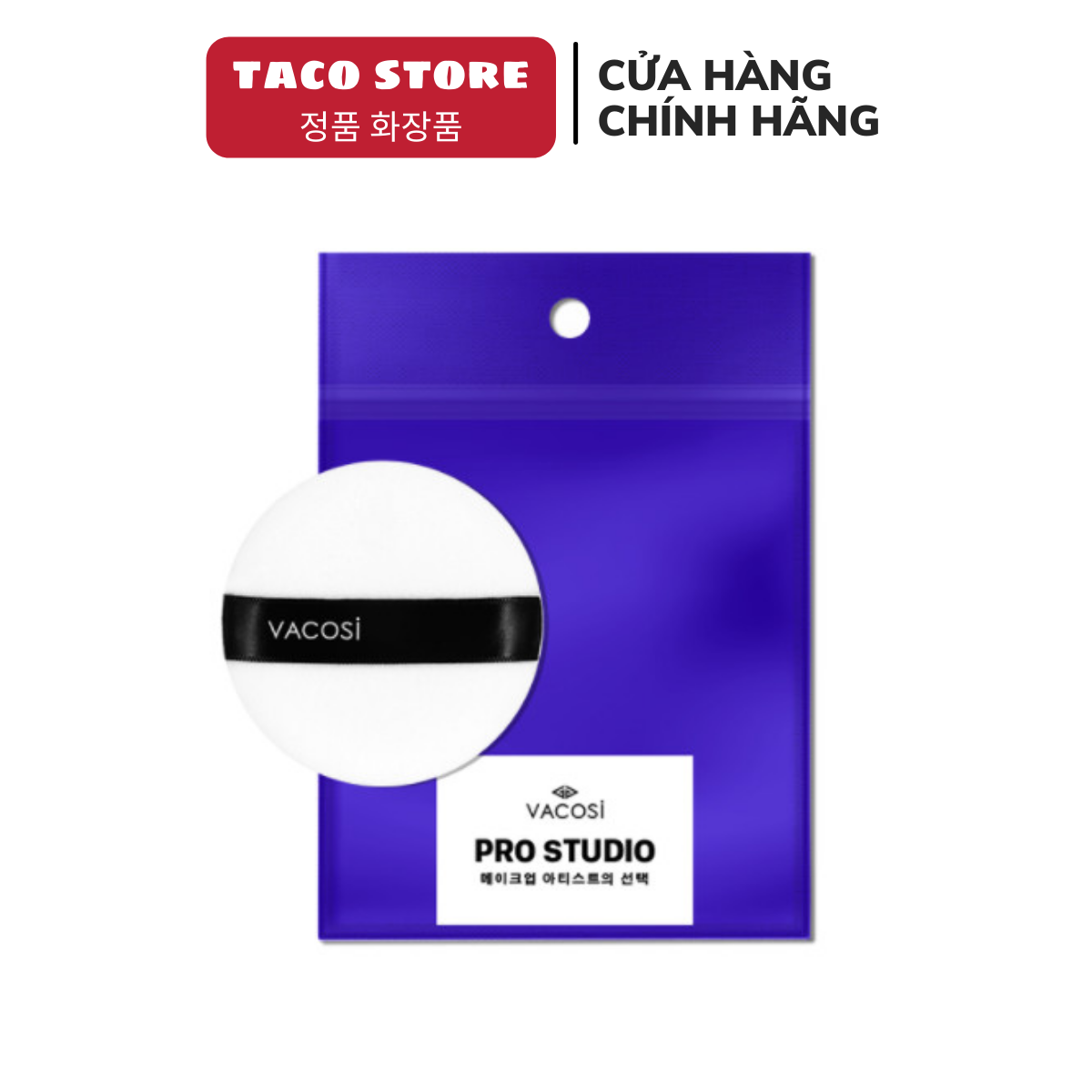 Bông phấn cushion Vacosi Hàn Quốc