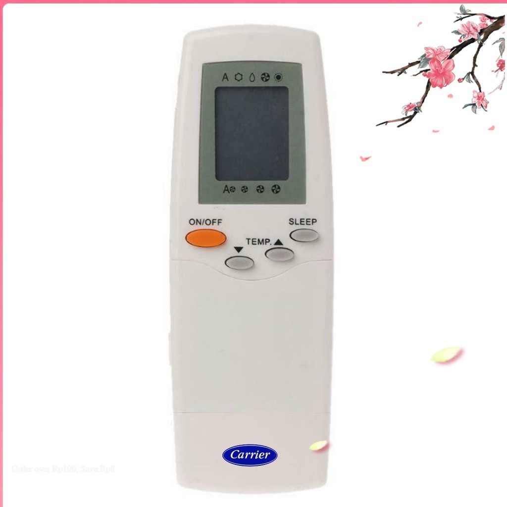 Điều khiển điều hoà, máy lạnh CARRIER nắp cài.