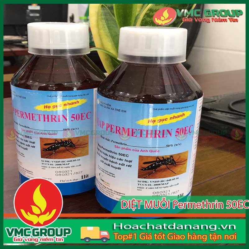 Chai 1 lit thuốc diệt muỗi permethrin 50ec
