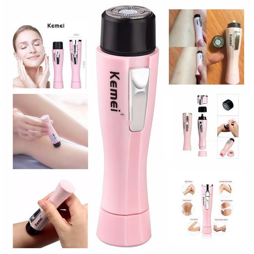 [HCM]Máy cạo lông vùng kín KEMEI - Máy cạo lông lách triệt lông vùng kín - Dụng cụ cắt lông an toàn không gây đau rát không ảnh hưởng tới sức khỏe dễ dàng sử dụng