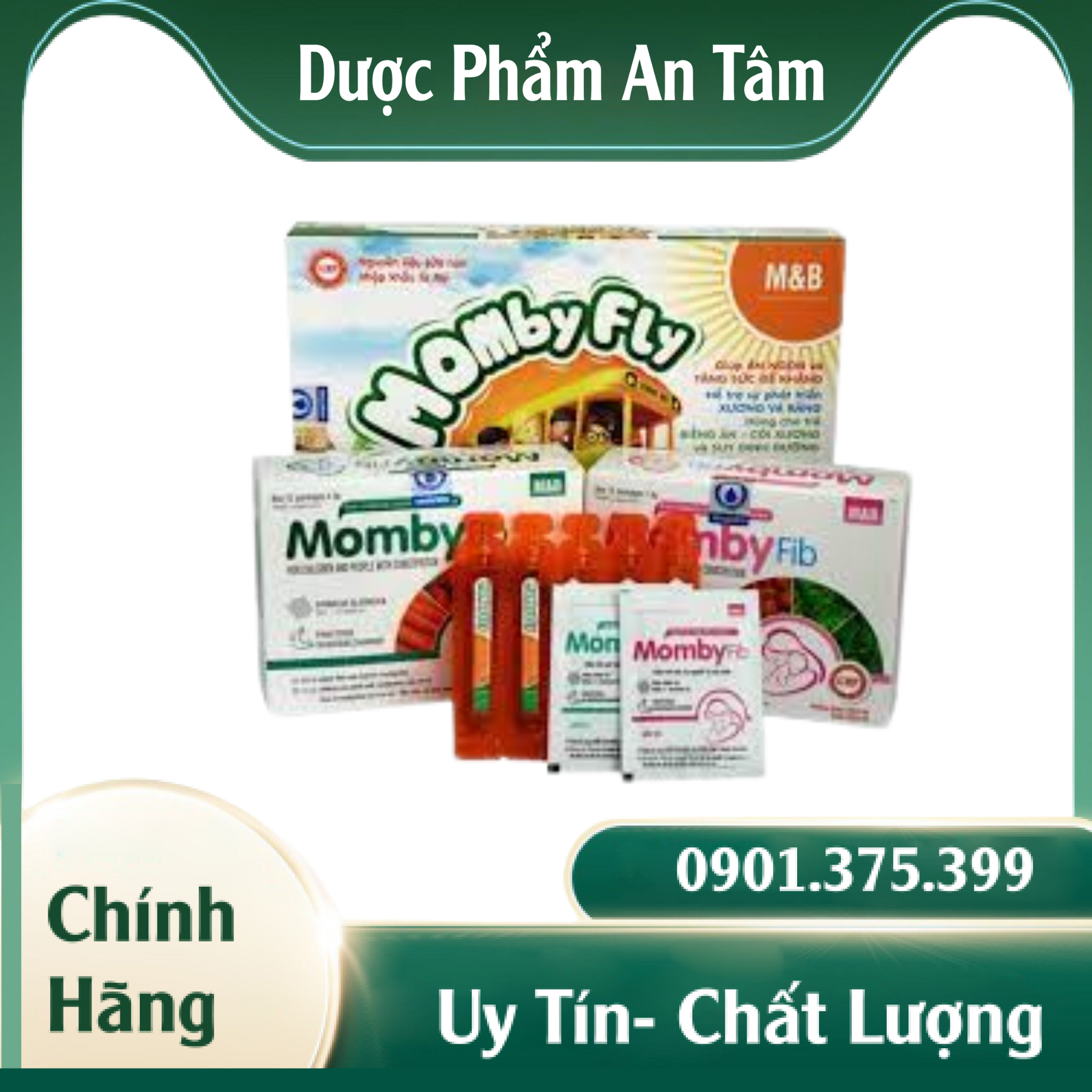 [Chính Hãng] COMBO 2 HỘP MOMBY FIB TẶNG MOMBY FLY - CỐM VI SINH CHO MẸ & BÉ (MOMBYFIB NGĂN NGỪA TÁO BÓN HỘP 12 GÓI)