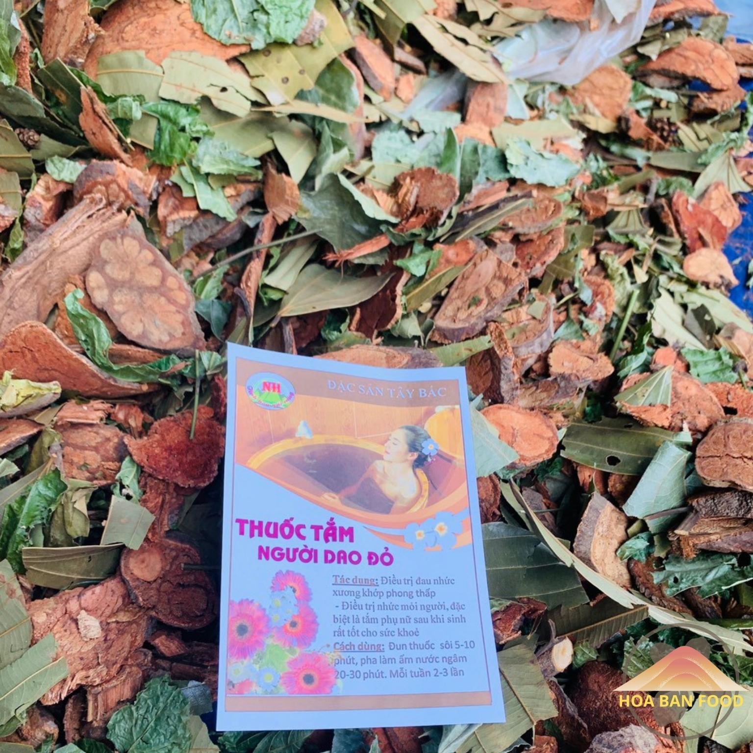 Lá tắm người dao đỏ sau sinh, lá tắm thảo dược người dao đỏ chuẩn vị cho mẹ, cho bé, sơ sinh - HOA BAN FOOD