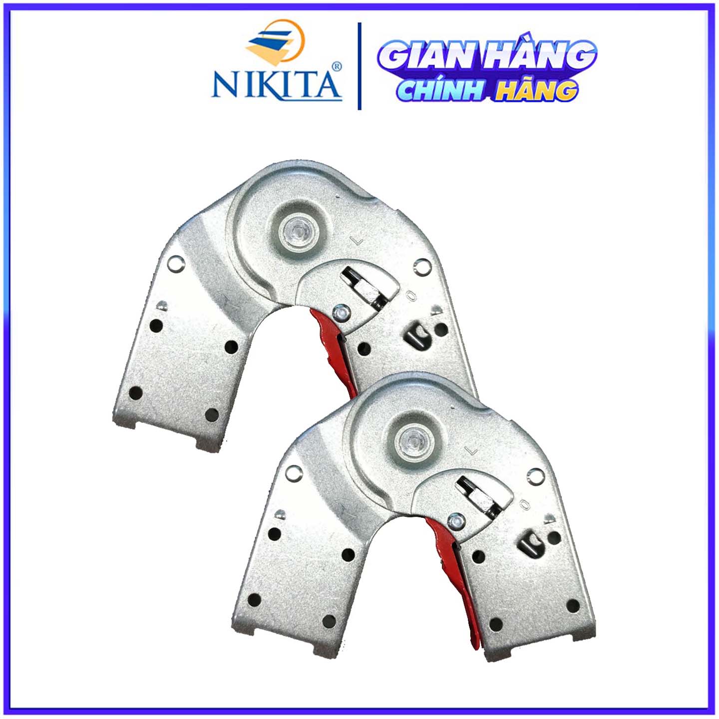 Khóa thang gấp chữ A, thang gấp bốn hệ nhôm 6cm x 2cm, chính hãng NIKITA