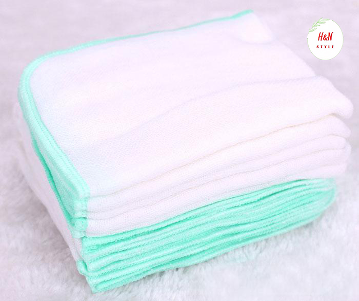 [Set 10 cái] Khăn sữa 4 lớp cao cấp cho trẻ sơ sinh - Size 25 x 30 cm - H&N Style