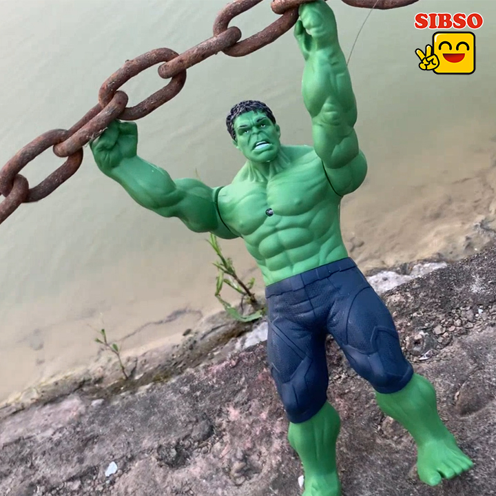 Mô hình khổng lồ xanh HULK siêu anh hùng của vũ trụ Marvel – Có đế trưng  bày – Đồ chơi trẻ em