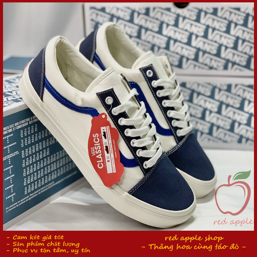 [XẢ KHO] Giày thể thao Style 36 Sọc Xanh Navy - RED APPLE SHOP