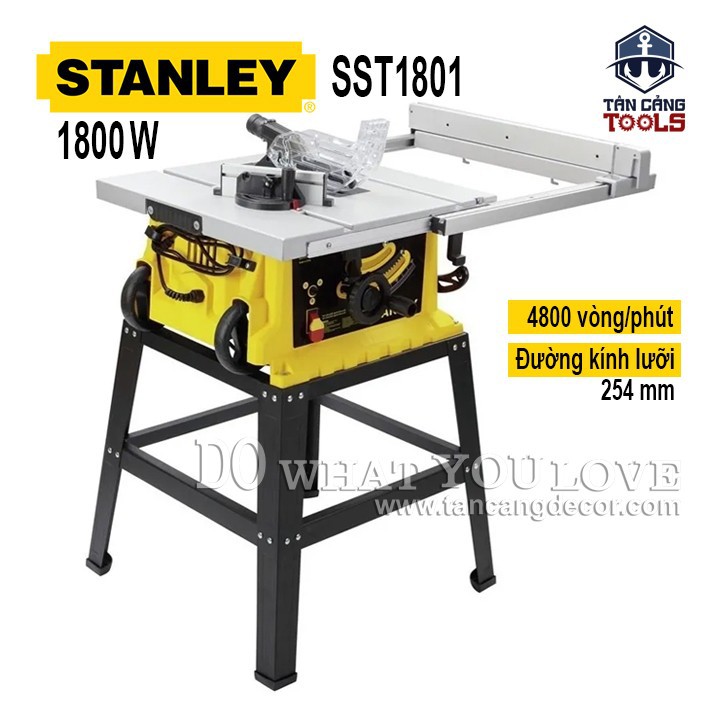 Máy cưa bàn stanley sst1801