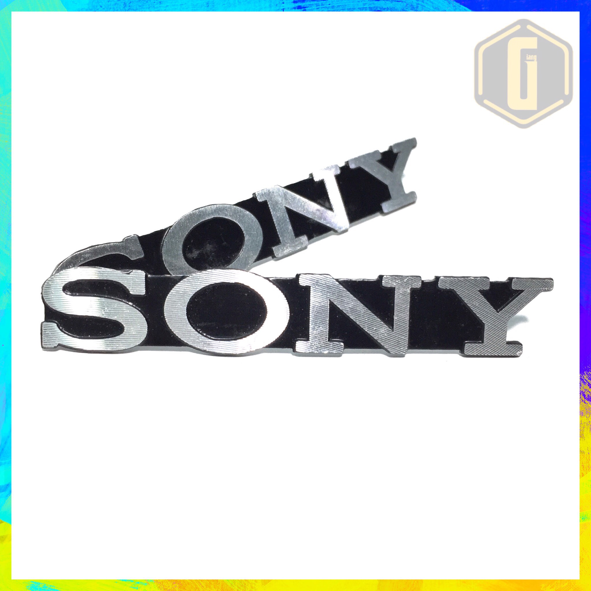 Tem/Logo Sony nhôm, giá 2 cái - MrG