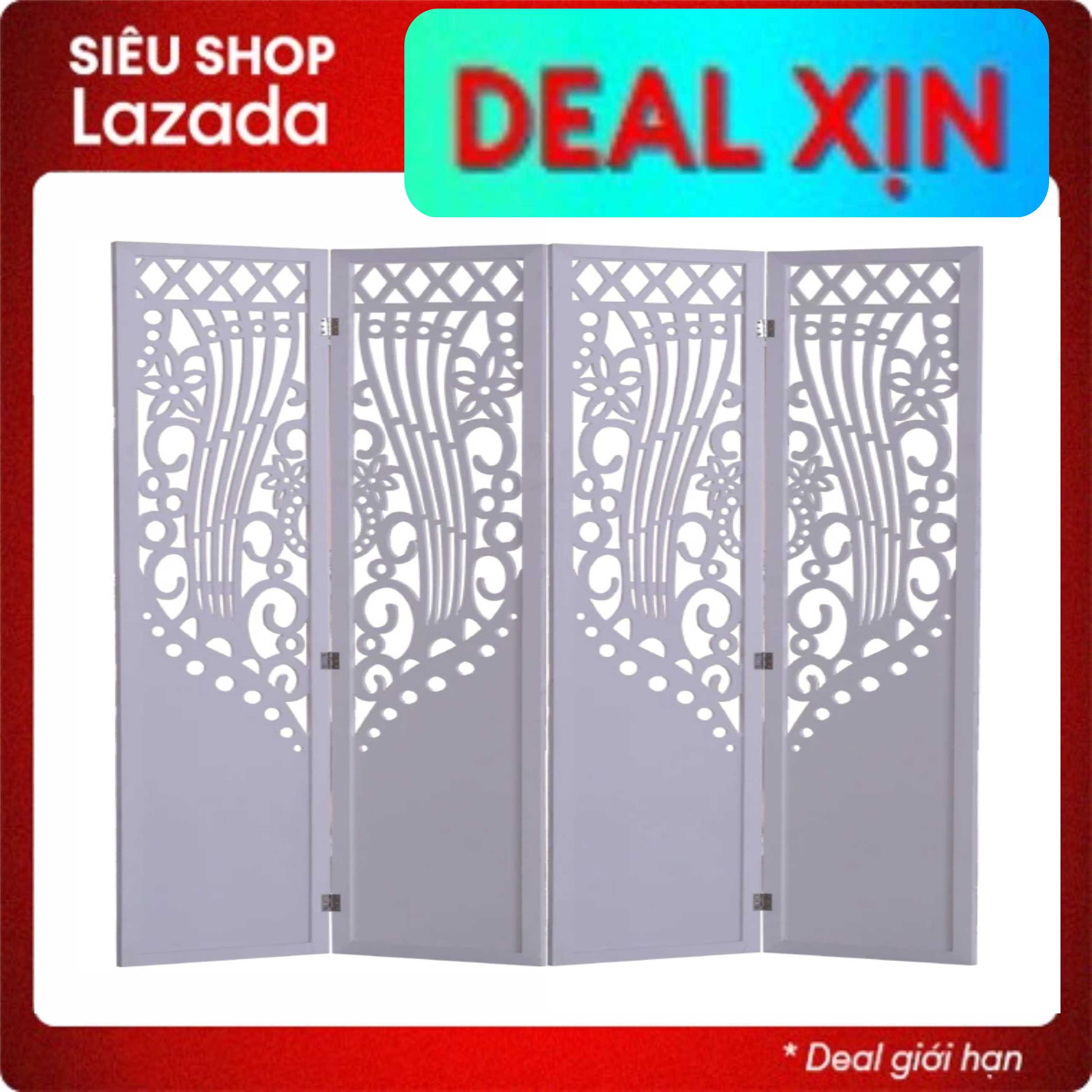 Vách ngăn Bình Phong - { Kích thước 50cm x 180 cm } Chất liệu nhựa 10 li - thiết kế hoa văn theo yêu cầu  - Xả Hàng 3 ngày Tặng kèm 2 chân