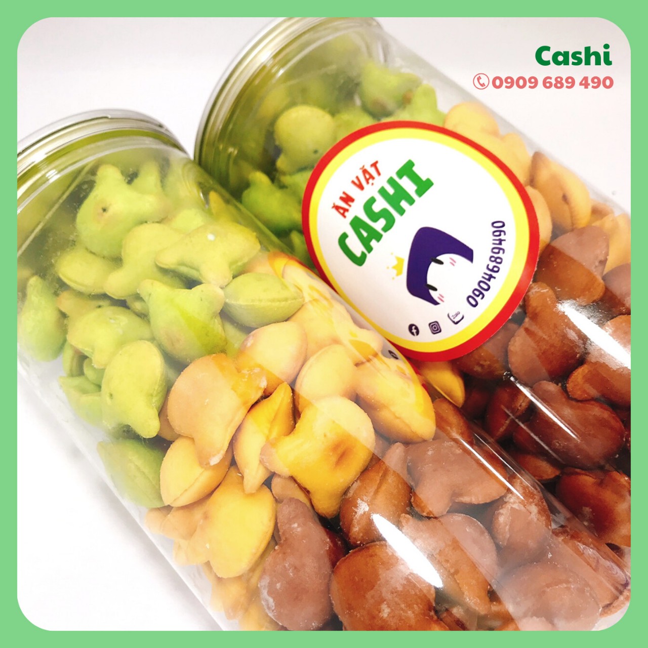 Bánh gấu mix 3 vị 420g_Đồ ăn vặt Cashi TPHCM