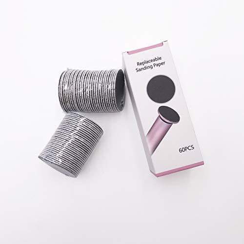 Miếng trà gót chân lắp giáp dán máy trà gót, dụng cụ chà gót miếng nhám chân hộp 60 miếngn replaceable sanding paper