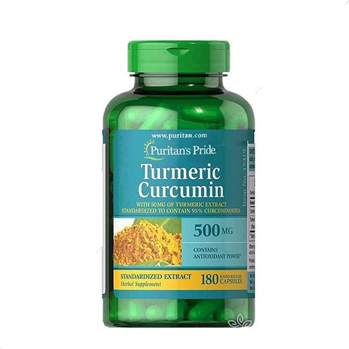 Tinh dầu nghệ Puritan’s Pride Turmeric Curcumin 500mg 180 viên