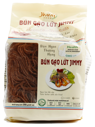 Bún Gạo Lứt Jimmy 250gr [Date 05/2024]