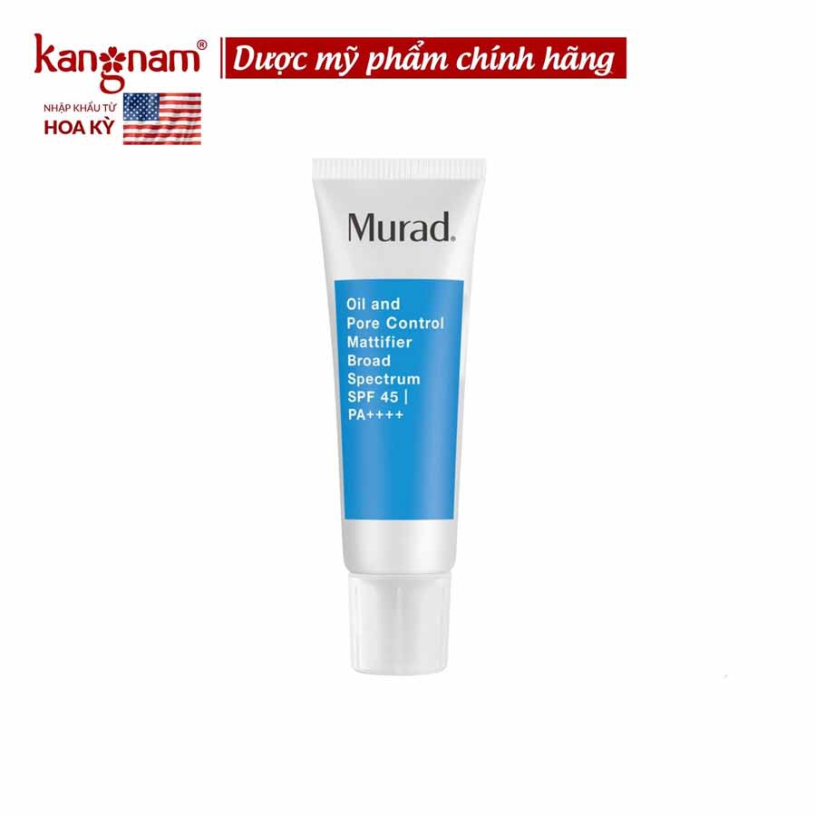 [HCM]Kem dưỡng kiềm dầu và chống nắng Murad oil and pore control mattifier broad spectrum spf 45 50ml chức năng thu nhỏ lỗ chân lông ngăn ngừa quá trình tiết dầu và cung cấp ẩm để da không bị khô