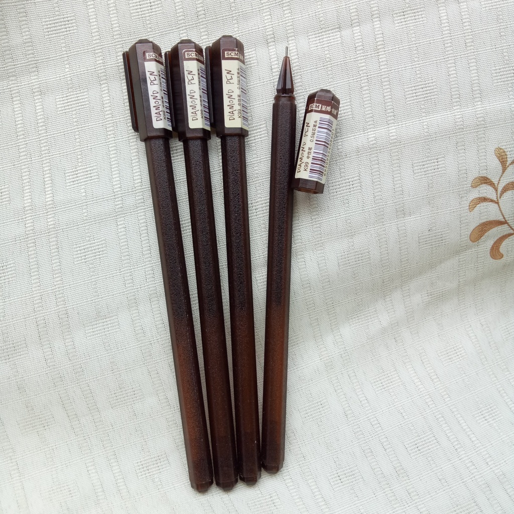 [HCM]Combo 10 cây bút gel K99 đen/xanh