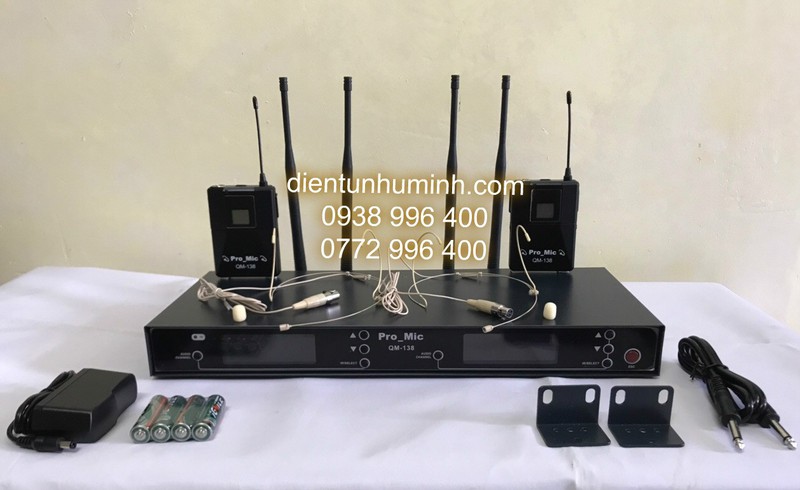 [HCM]Bộ Mic đeo tai - cài áo 2 người sử dụng