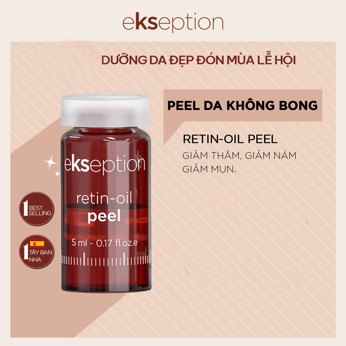 Tinh chất Peel da Ekseption Retin-oil 5ml