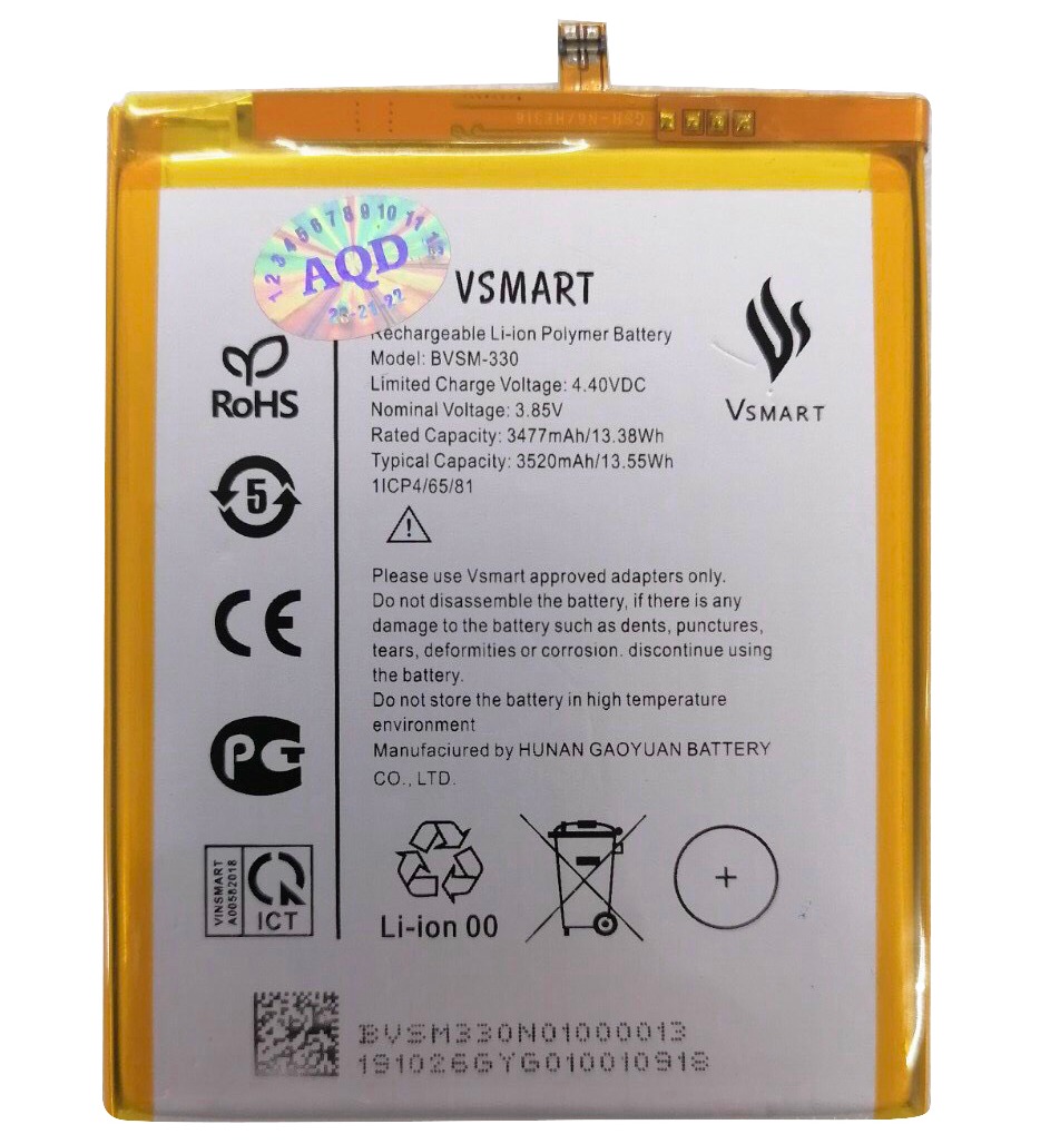 [HCM]Pin cho điện thoại Vsmart Star 3/ BVSM - 330 pin zin phụ kiện