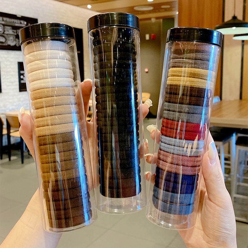 Set 20 chun buộc tóc kèm hộp trong suốt - chun buộc tóc