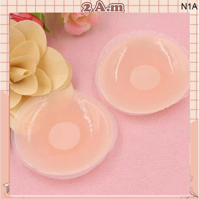 Miếng dán ngực cao cấp silicon siêu mỏng bám dính tốt 5am