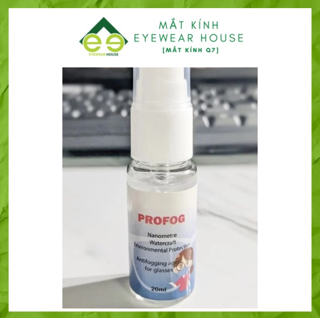 [Combo Full bộ] Chai Xịt Nano Mắt Kính Chống Bám Dính Hơi Nước loại bám lâu trơn (Chơi Thể Thao, Đeo Khẩu Trang...)